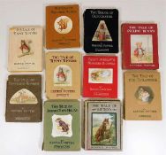 Ten Beatrix Potter books, publisher Frederick Warn