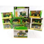 Eleven boxed Universal Hobbies diecast tractor & o