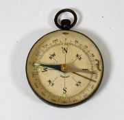 An early 20thC. German brass compass