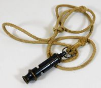 A vintage scouts whistle
