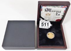 A boxed & certificated 2015 Guernsey gold proof on