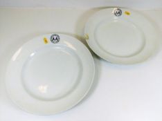 Two Anglo-American Nile Steamer & Hotel Co. plates