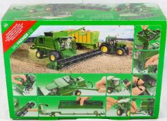 A boxed Siku diecast Combine Harvester set