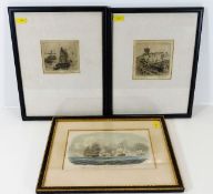 Two c.1910 Robert H. Smith pencil signed & titled