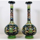 A pair of large Amphora style art nouveau vases 15