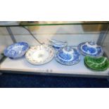 Two 1930's Spode Italian bowls, four other Spode b