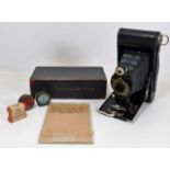 A No.2 Autographic Brownie camera with accessories