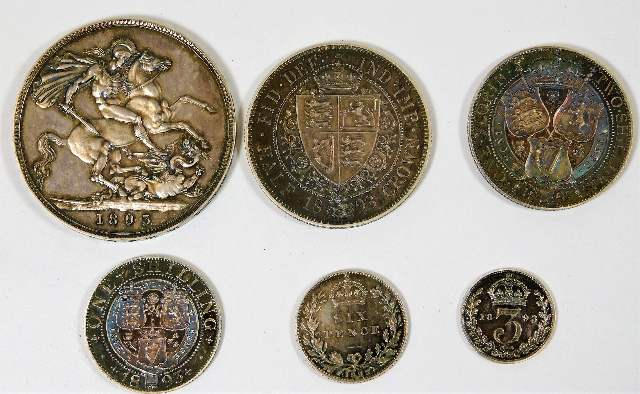 A very high grade collection of six 1893 Victorian - Image 2 of 2