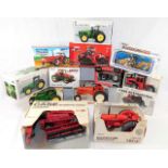 Fourteen boxed Ertl diecast tractor & other agricu