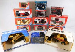 Fourteen boxed Ertl diecast tractor & other agricu