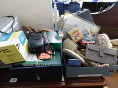 Two boxes of sundry items