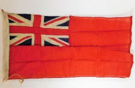 A British naval red ensign flag 42.5in x 20in