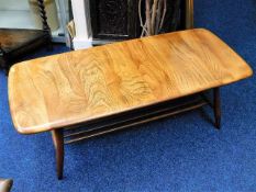 An Ercol elm retro coffee table