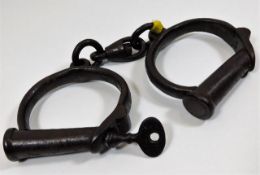 A set of Victorian handcuffs