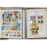 A Commonwealth & Queen mother stamp album (2)