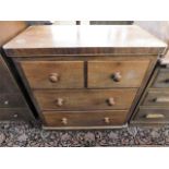 A low level chest of drawers 33in wide x 36in high