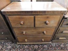 A low level chest of drawers 33in wide x 36in high