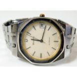 A vintage Bulova wristwatch, running