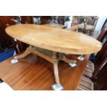 A Peter Blomfield walnut coffee table
