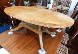 A Peter Blomfield walnut coffee table