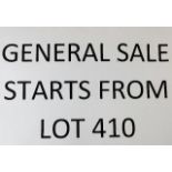 General sale starts from lot 410