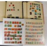 Three stamp albums including New Zealand & Austral