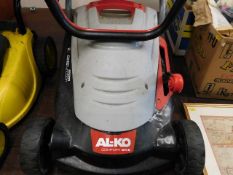 An electric Alko lawn mower