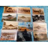 A quantity of postcards including some of local in