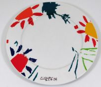 A Picasso XL art porcelain plate 10.5in diameter