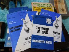 A quantity of 1970's Tottenham Hotspur programmes