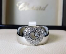 A substantial 18ct white gold Chopard "Happy Diamo