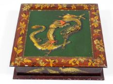 A vintage Huntley & Palmer biscuit tin with Chinoi