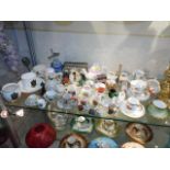 A quantity of mixed small ceramic collectables inc