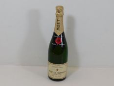 A bottle of Moet & Chandon champagne