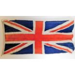 A British naval union jack flag 50in x 25in