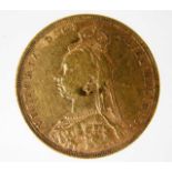 A Victorian Australian mint full gold sovereign da