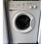 An Indesit washing machine