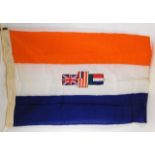 A South African (1928–1994) naval flag 37in x 24in