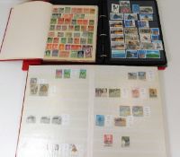 Three albums of world stamps including China