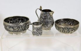 Four pieces of decorative c.1910 Indian & Asian si
