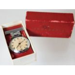 A boxed vintage Ingersoll nurses fob watch, runnin