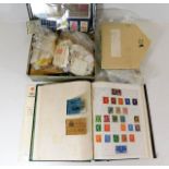 A world stamp album & a quantity of loose stamps o