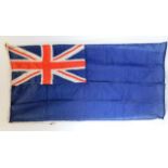 A British naval blue ensign flag 53in x 20in