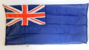 A British naval blue ensign flag 53in x 20in