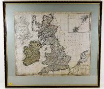 A 1729 map of the British Isles - Magna Britannia