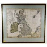 A 1729 map of the British Isles - Magna Britannia