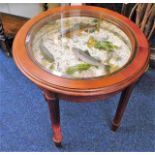 A modern novelty occasional table with pond style