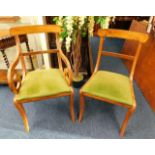 Two Peter Blomfield dining chairs