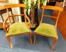 Two Peter Blomfield dining chairs