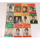 Eleven vintage Elvis magazines